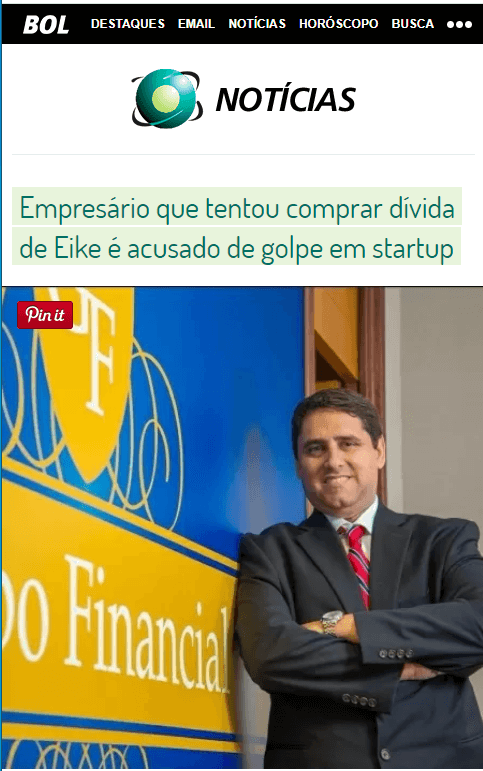 BOL - cobertura das acusações de golpe contra Renato da Cruz Costa